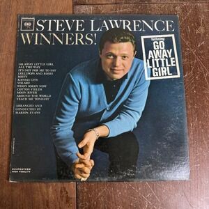 Steve Lawrence Winners 1963 Go Away Little Girl LP Vinyl Record Columbia